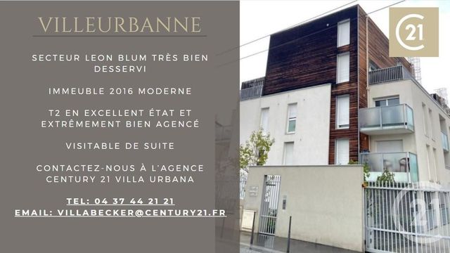 appartement - VILLEURBANNE - 69