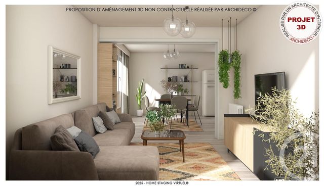 Appartement F3 à vendre - 3 pièces - 69.0 m2 - VILLEURBANNE - 69 - RHONE-ALPES - Century 21 Villa Urbana