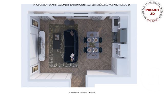 Appartement T3 à vendre - 3 pièces - 78.42 m2 - VILLEURBANNE - 69 - RHONE-ALPES - Century 21 Villa Urbana