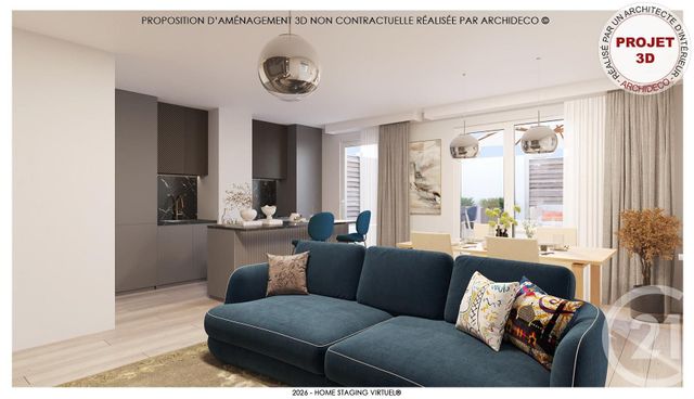 Appartement F4 à vendre - 4 pièces - 90.0 m2 - VILLEURBANNE - 69 - RHONE-ALPES - Century 21 Villa Urbana