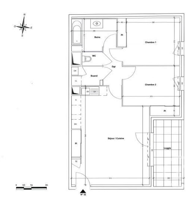 Appartement F3 à vendre - 3 pièces - 66.0 m2 - VILLEURBANNE - 69 - RHONE-ALPES - Century 21 Villa Urbana