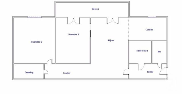 Appartement T3 à vendre - 3 pièces - 54.0 m2 - VILLEURBANNE - 69 - RHONE-ALPES - Century 21 Villa Urbana