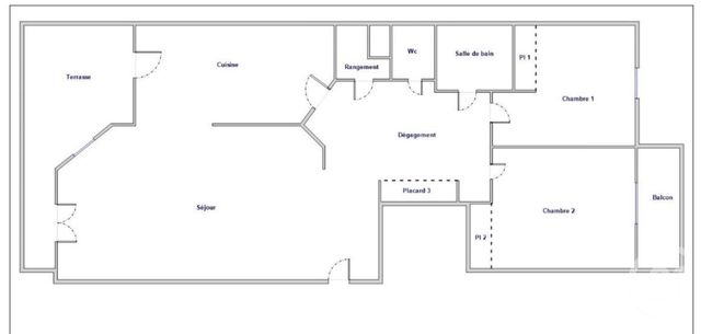 Appartement T3 à vendre - 3 pièces - 72.0 m2 - VILLEURBANNE - 69 - RHONE-ALPES - Century 21 Villa Urbana